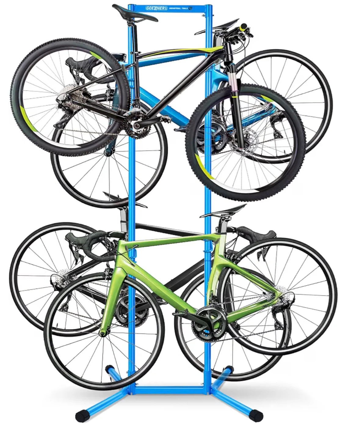 GOEHNER's 4 Bike Storage Rack Garage 4 Bicycle adjustable