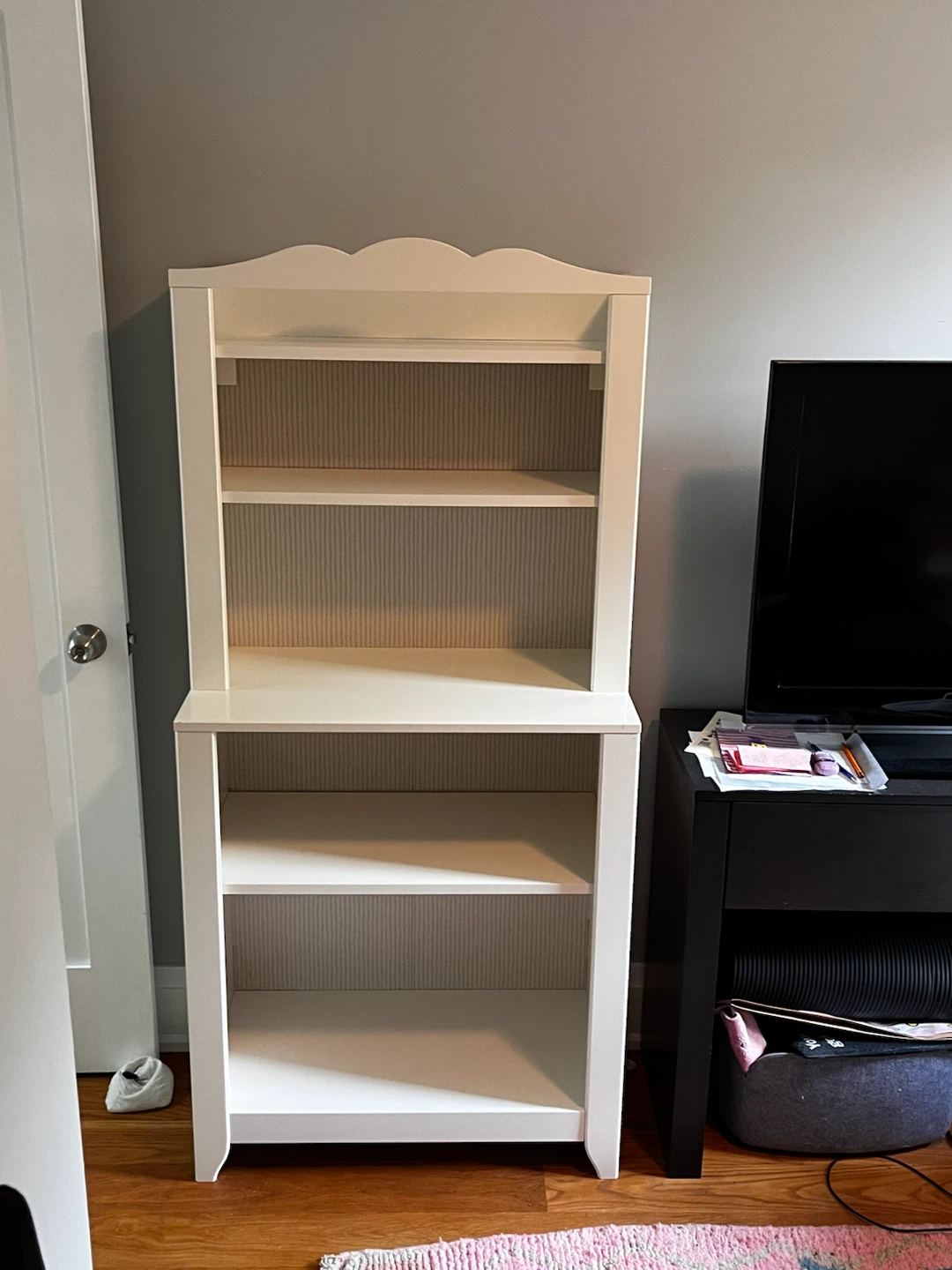 IKEA Children’s White Bookshelf/Hutch