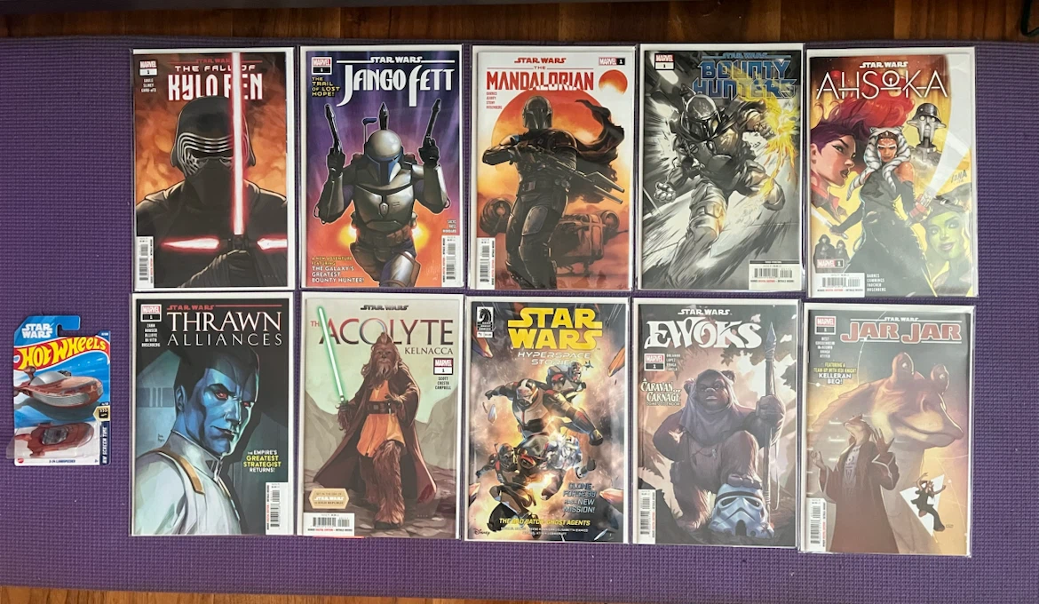 10 Star Wars #1 Comic Books Lot +++