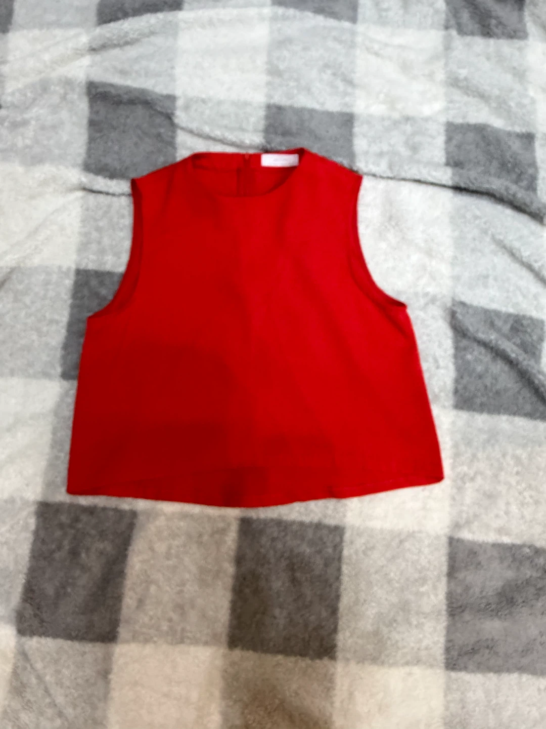 Oak + Fort Red Sleeveless Top
