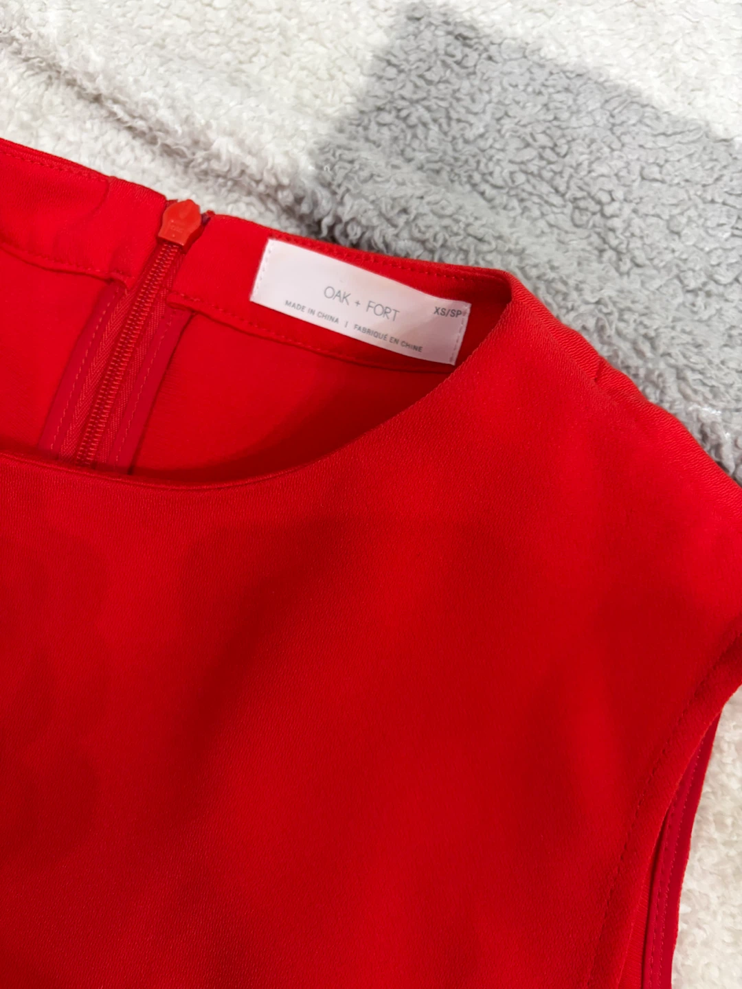 Oak + Fort Red Sleeveless Top - photo 2