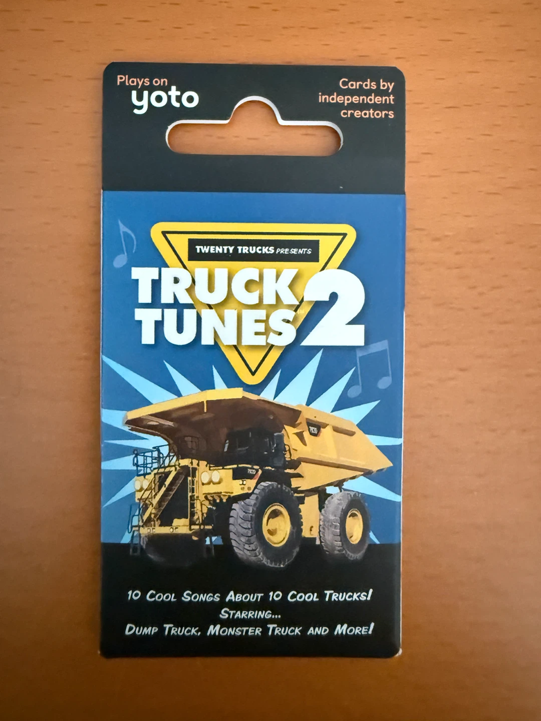 BNIB Yoto Truck Tunes 2 Audio Card