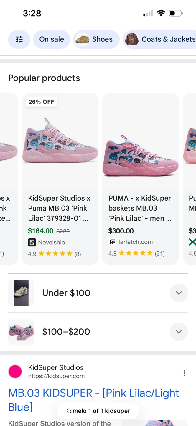 Lamelo Ball x Kidsuper Studios basketball shoes size 9 - photo 4