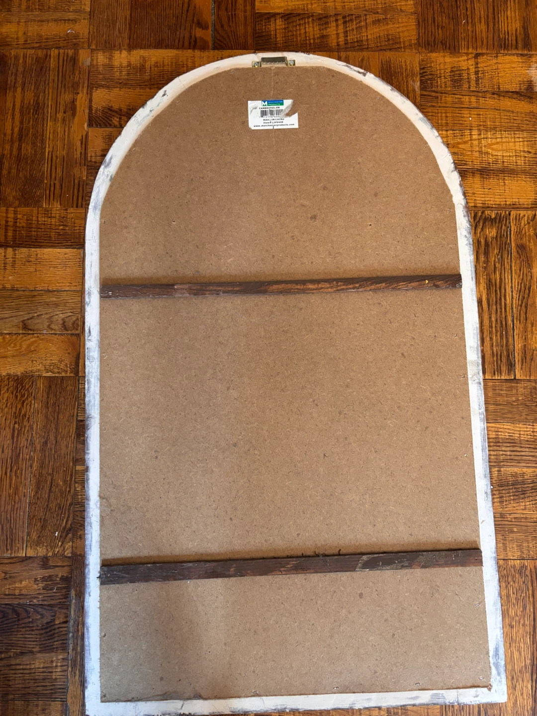 Decorative Window Pane Mirror with Shutters - photo 3