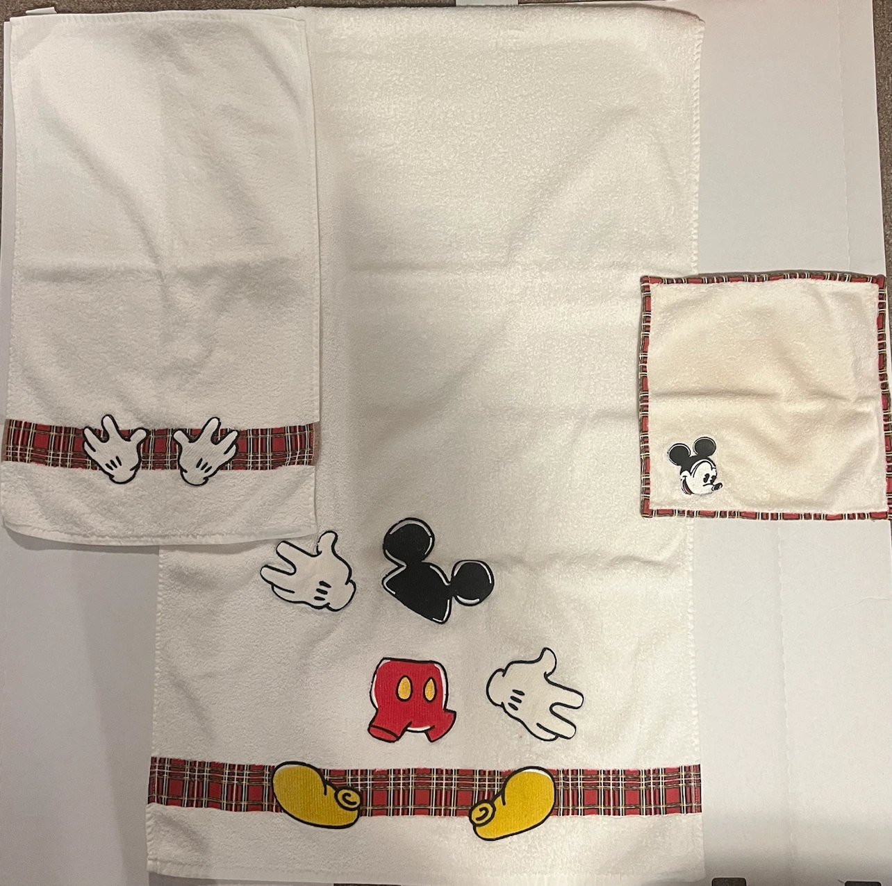 Vintage Walt Disney World Mickey & Minnie Mouse Towel Sets - photo 2