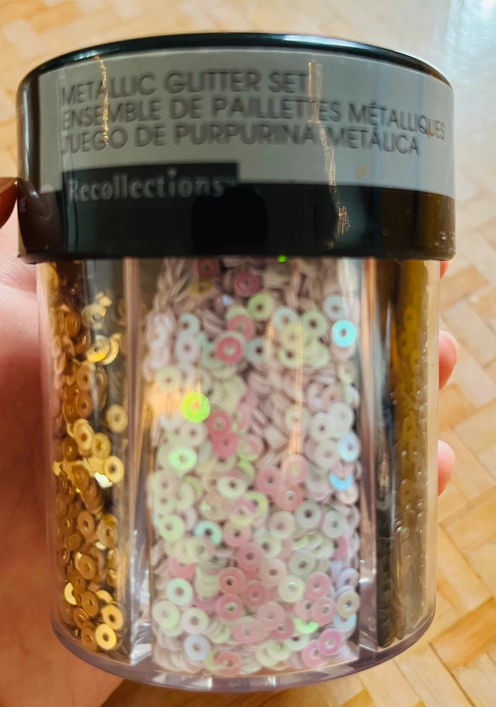 Recollections Metallic Glitter Sequins Set