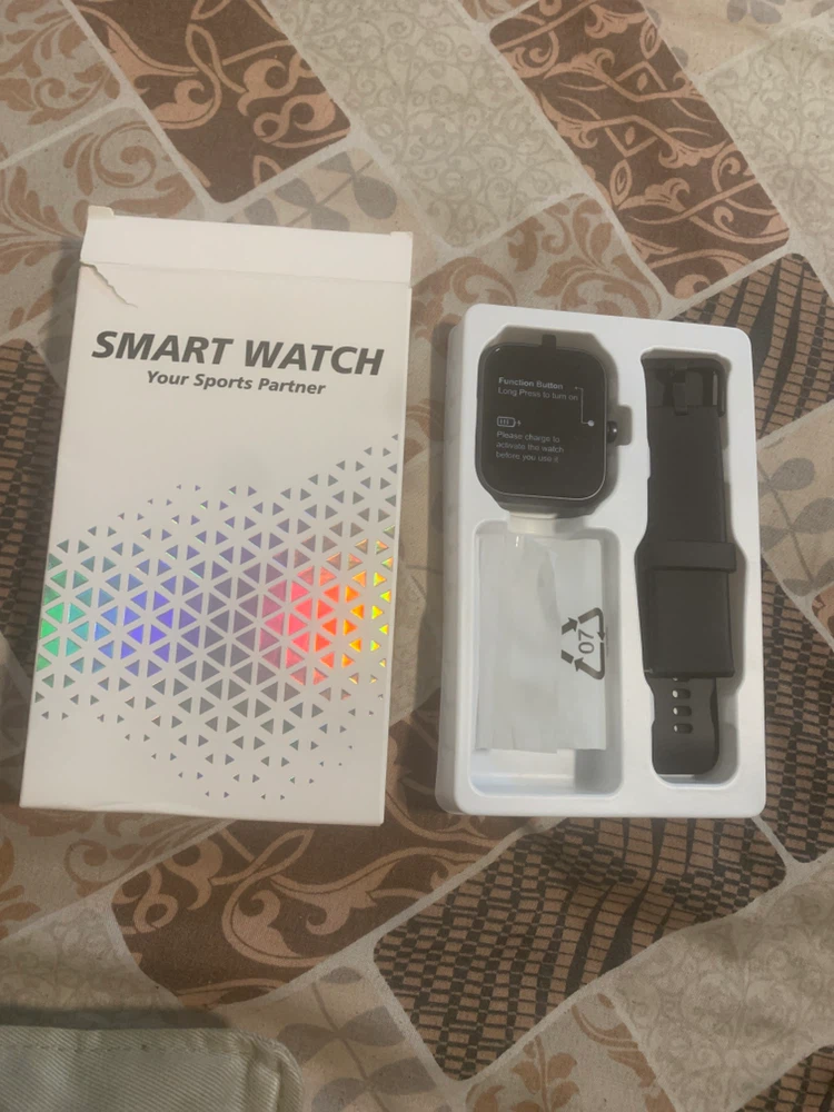 Black Smart Watch Sports Partner