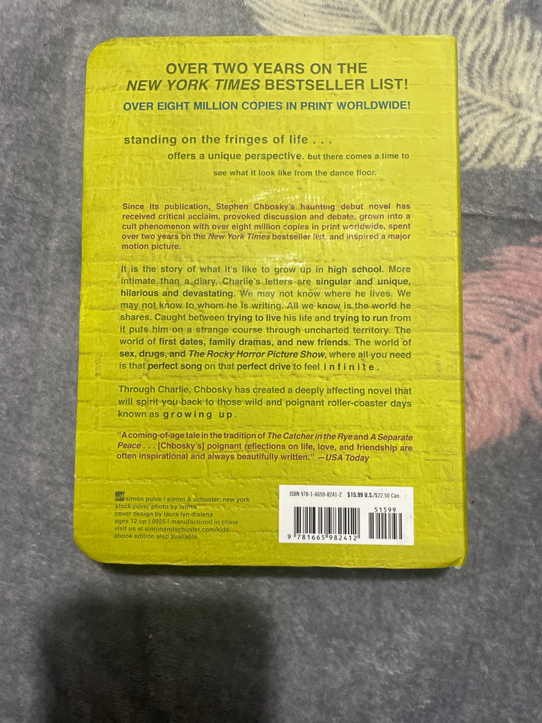 The Perks of Being a Wallflower by Stephen Chbosky - photo 2