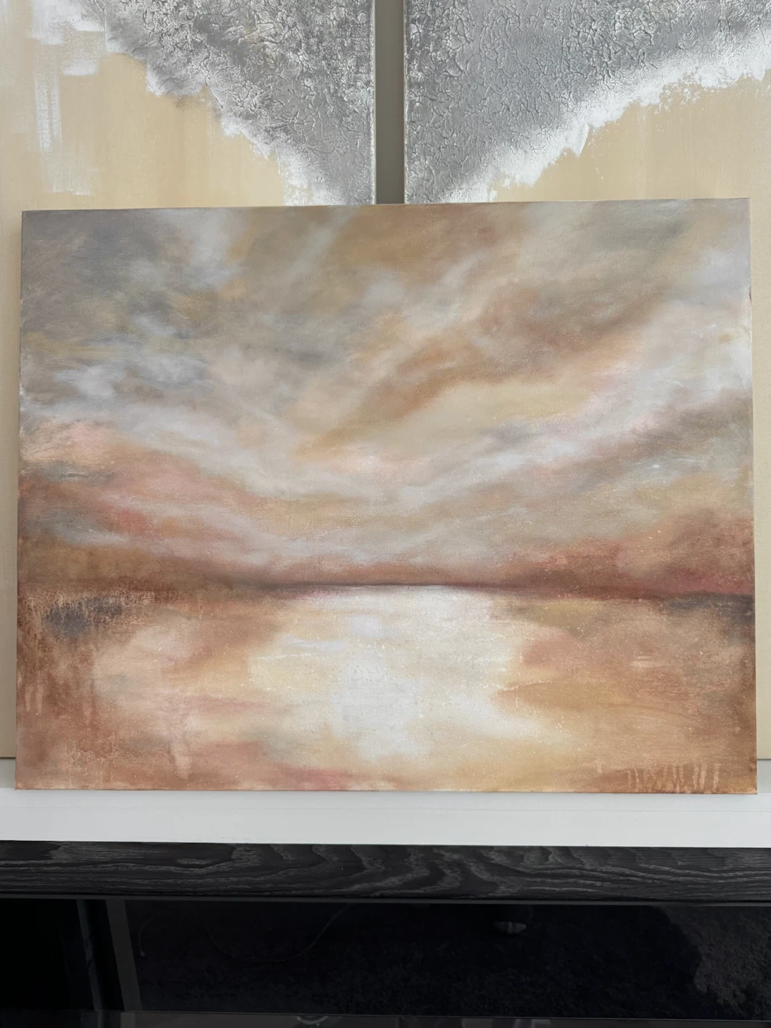 Hand-Painted Original Abstract Landscape Painting