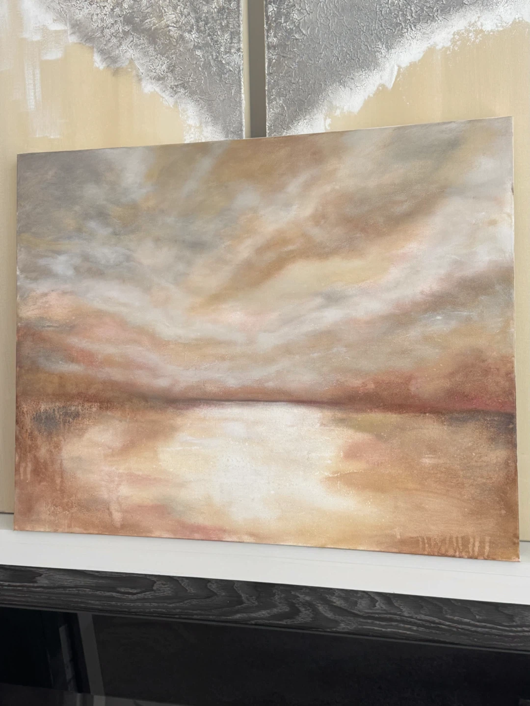 Hand-Painted Original Abstract Landscape Painting - photo 2