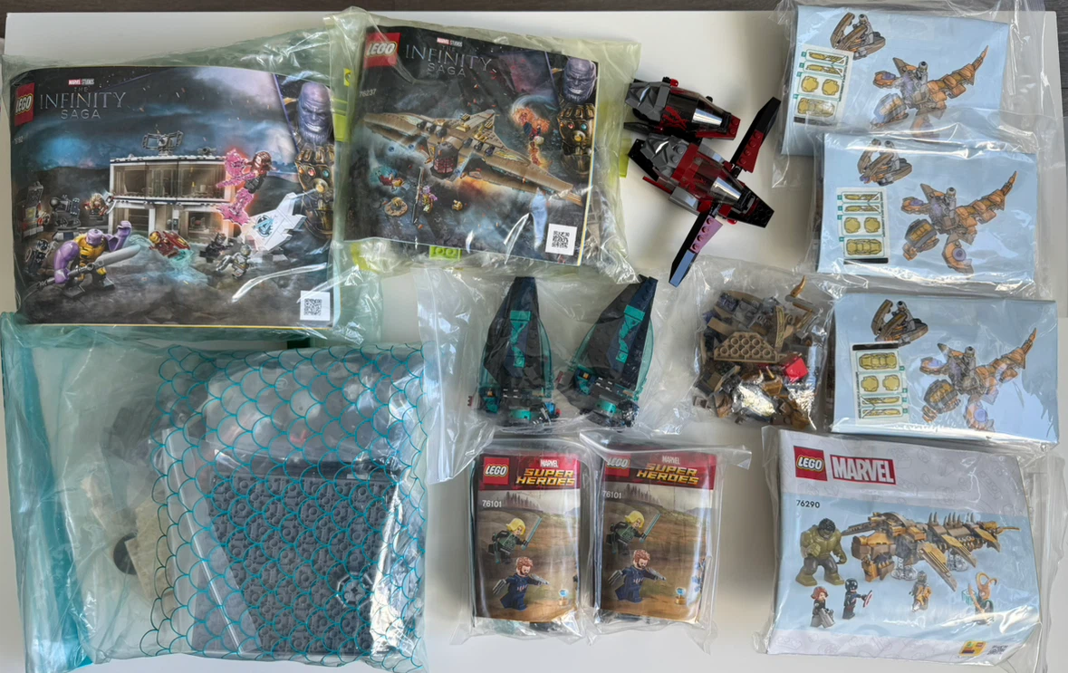 Lego Marvel Endgame Final Battle 76131 76144 76192 76237 76290