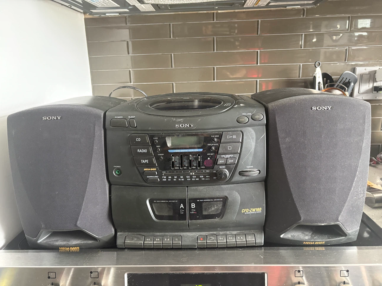 Sony CFD-ZW160 CD Radio Cassette-Corder