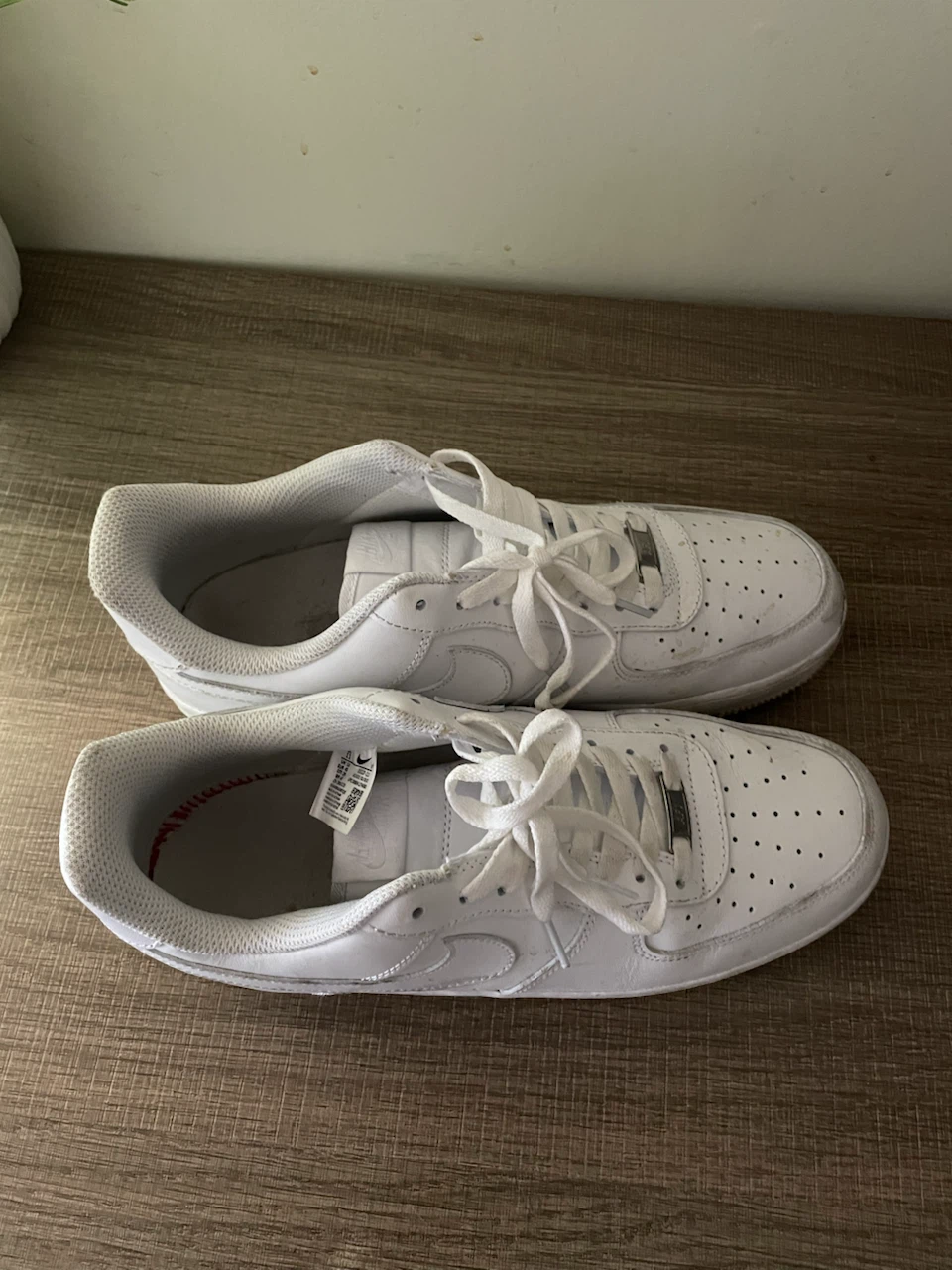 White Nike Air Force 1 Low Size 11