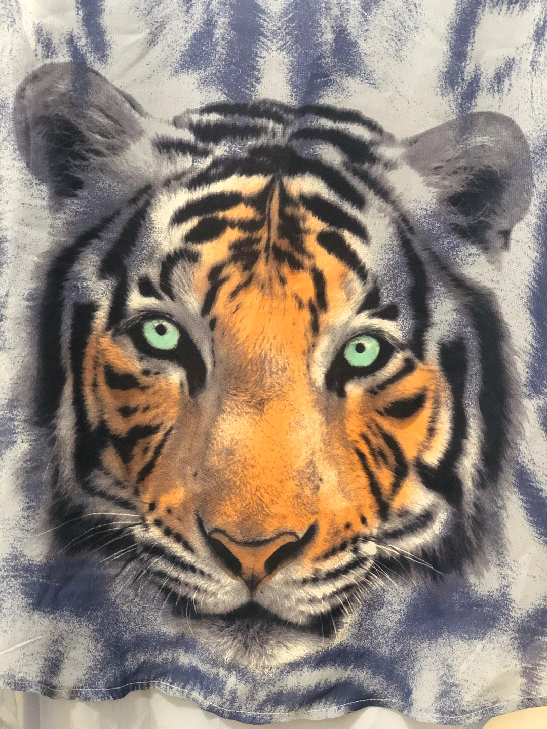 Preowned Ardene Tiger Print Sheer Top Small Sleeveless Women - photo 2