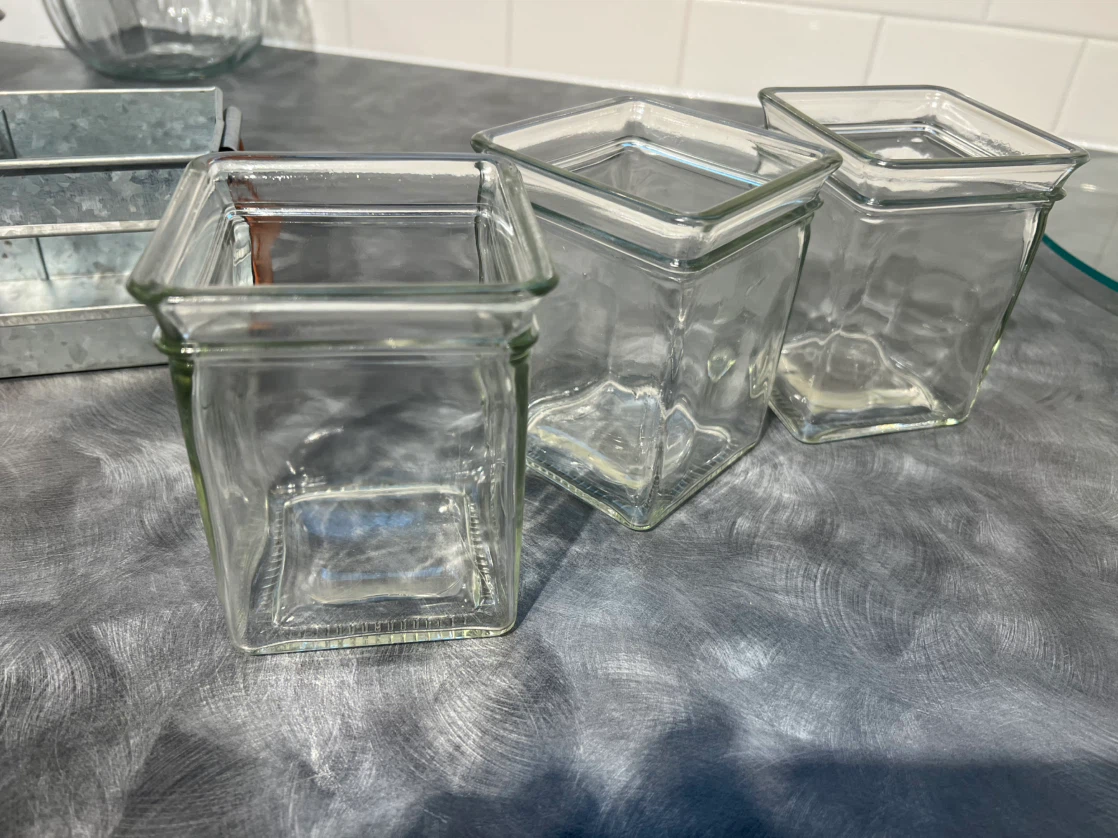 Set of 3 Glass Jars with Metal Caddy - photo 4