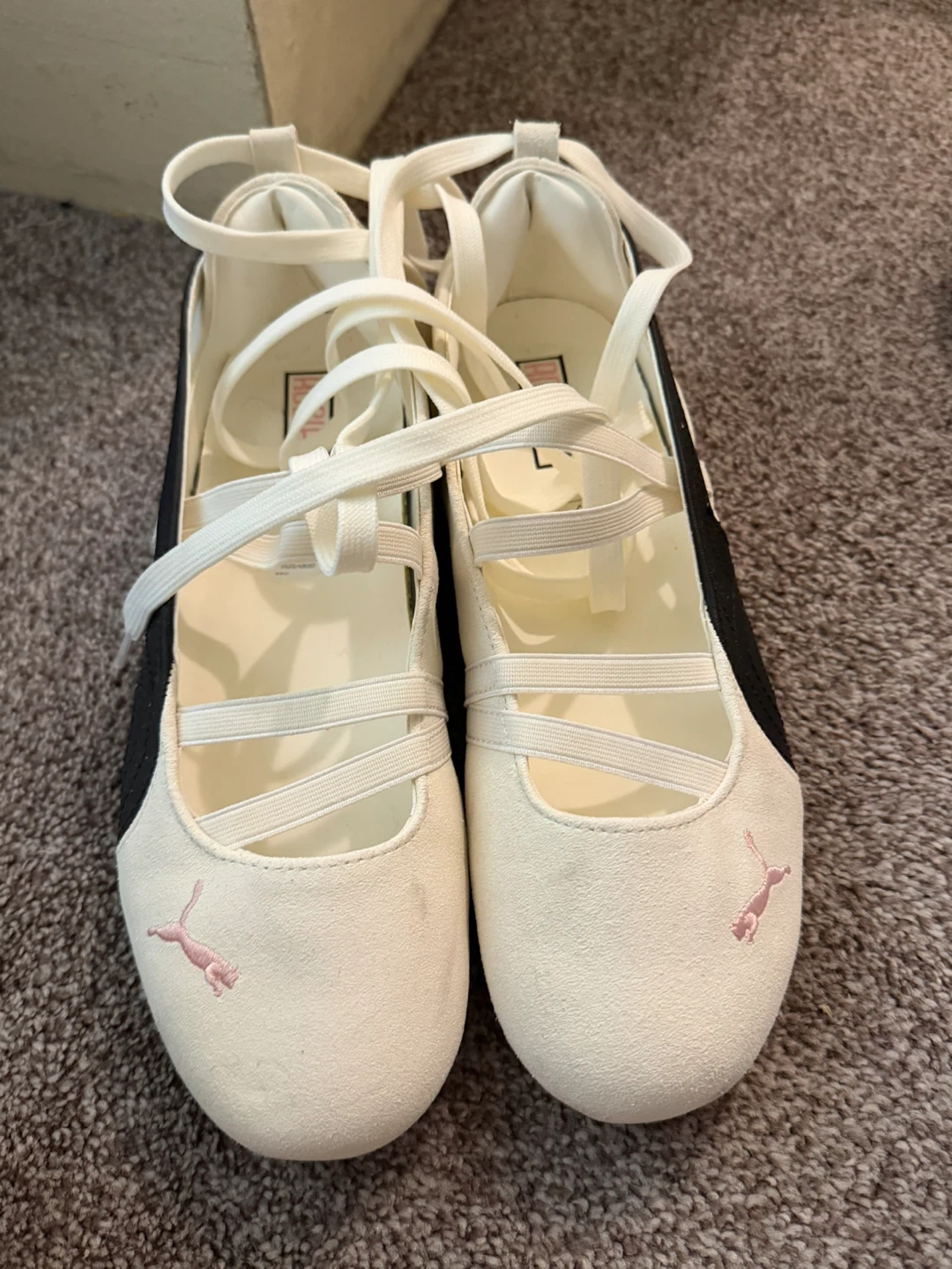 Puma H-Street ballerina flats in white and black - photo 2