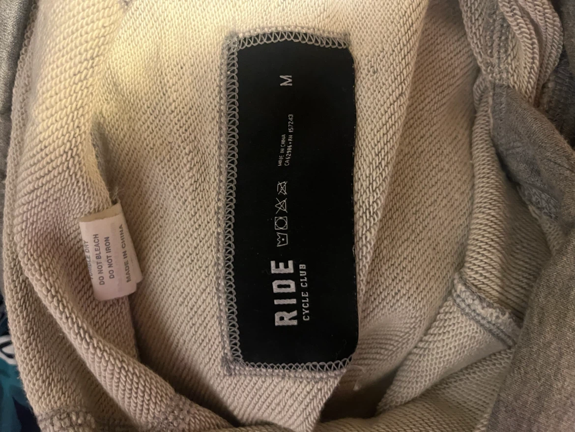 Ride Cycle Club Grey Hoodie - photo 3
