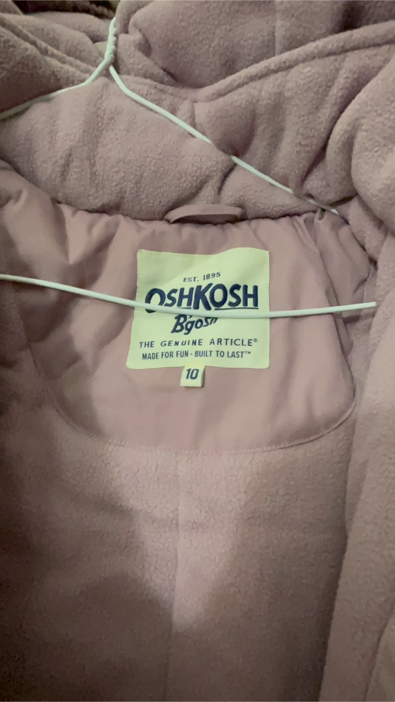 OshKosh B'gosh Pink Winter Parka Size 10