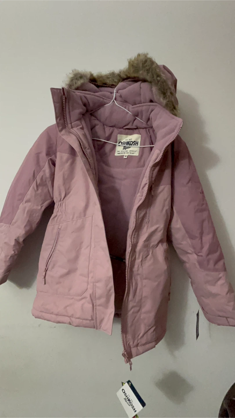 OshKosh B'gosh Pink Winter Parka Size 10 - photo 2