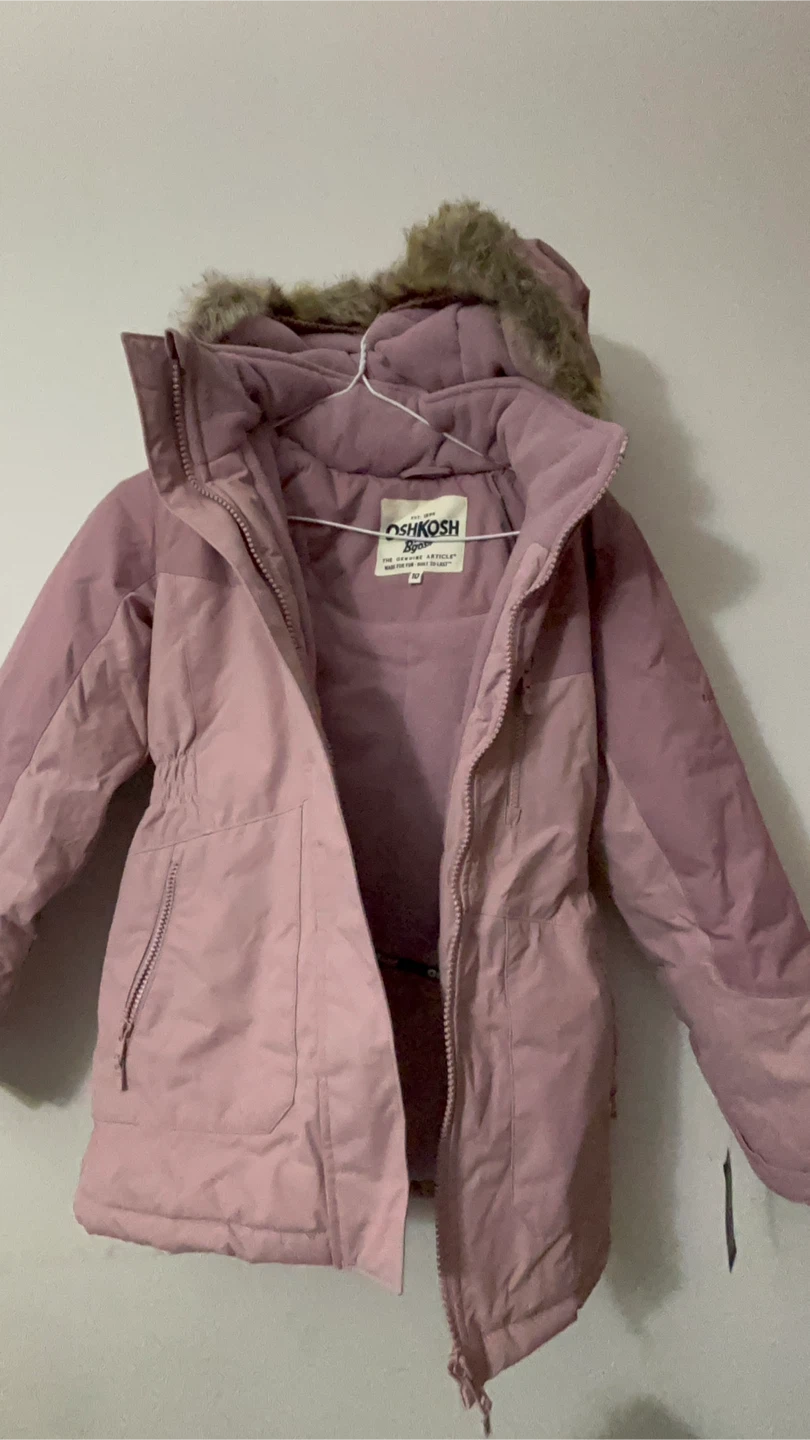OshKosh B'gosh Pink Winter Parka Size 10 - photo 5