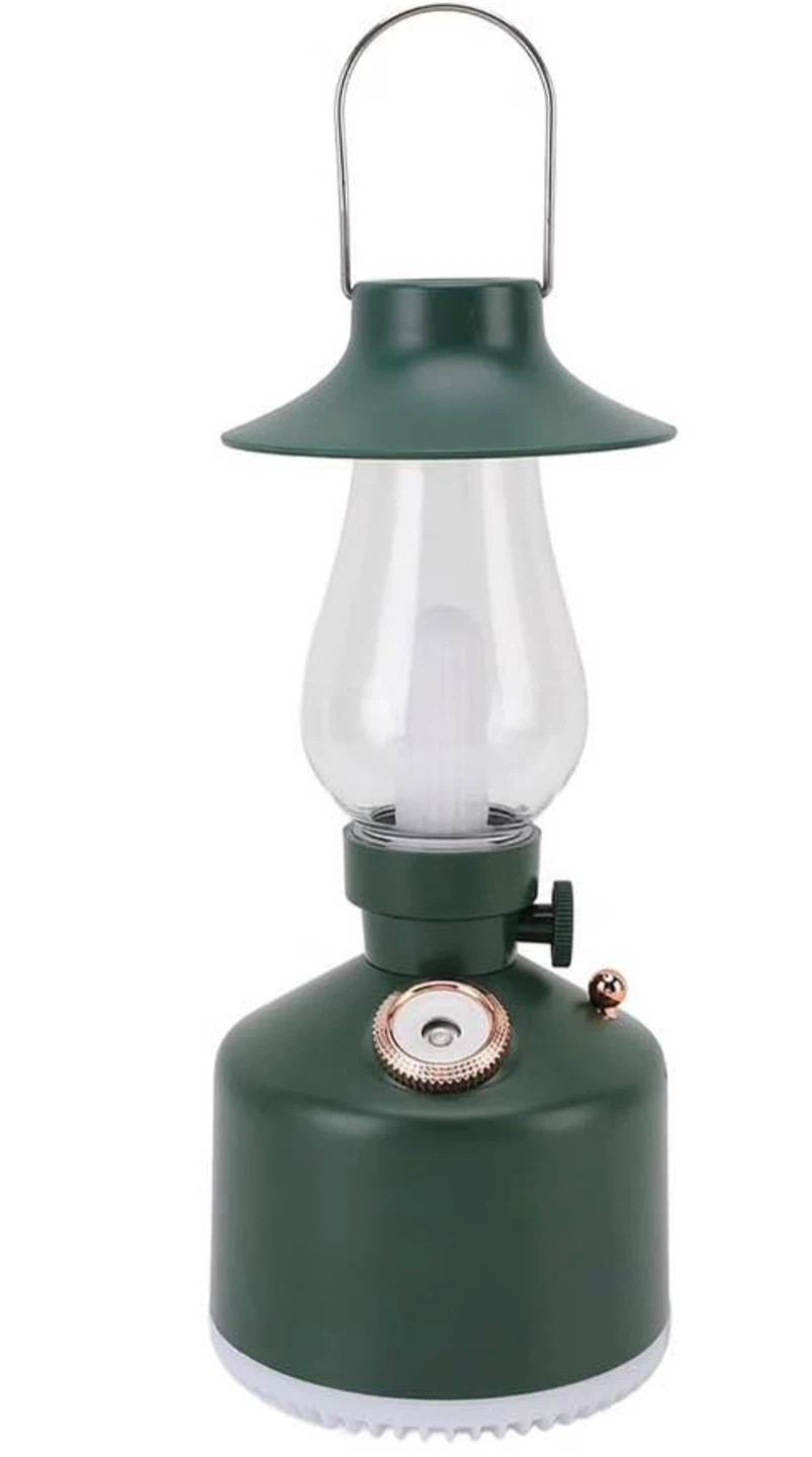 Vintage Humidifier with Night Light, Kerosene Lamp Shaped Quiet - photo 3