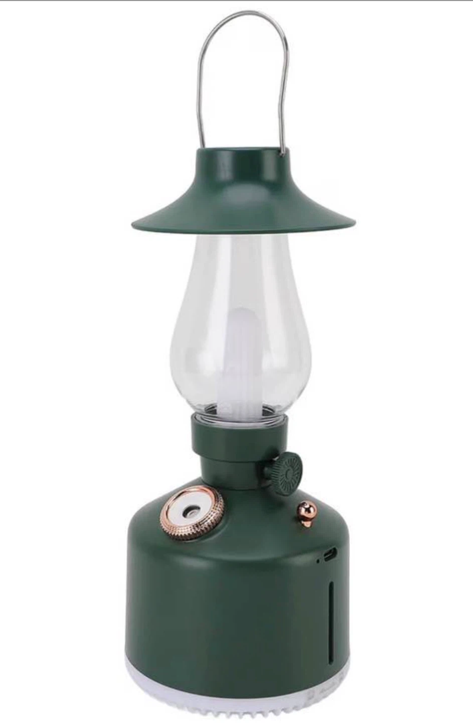 Vintage Humidifier with Night Light, Kerosene Lamp Shaped Quiet - photo 5