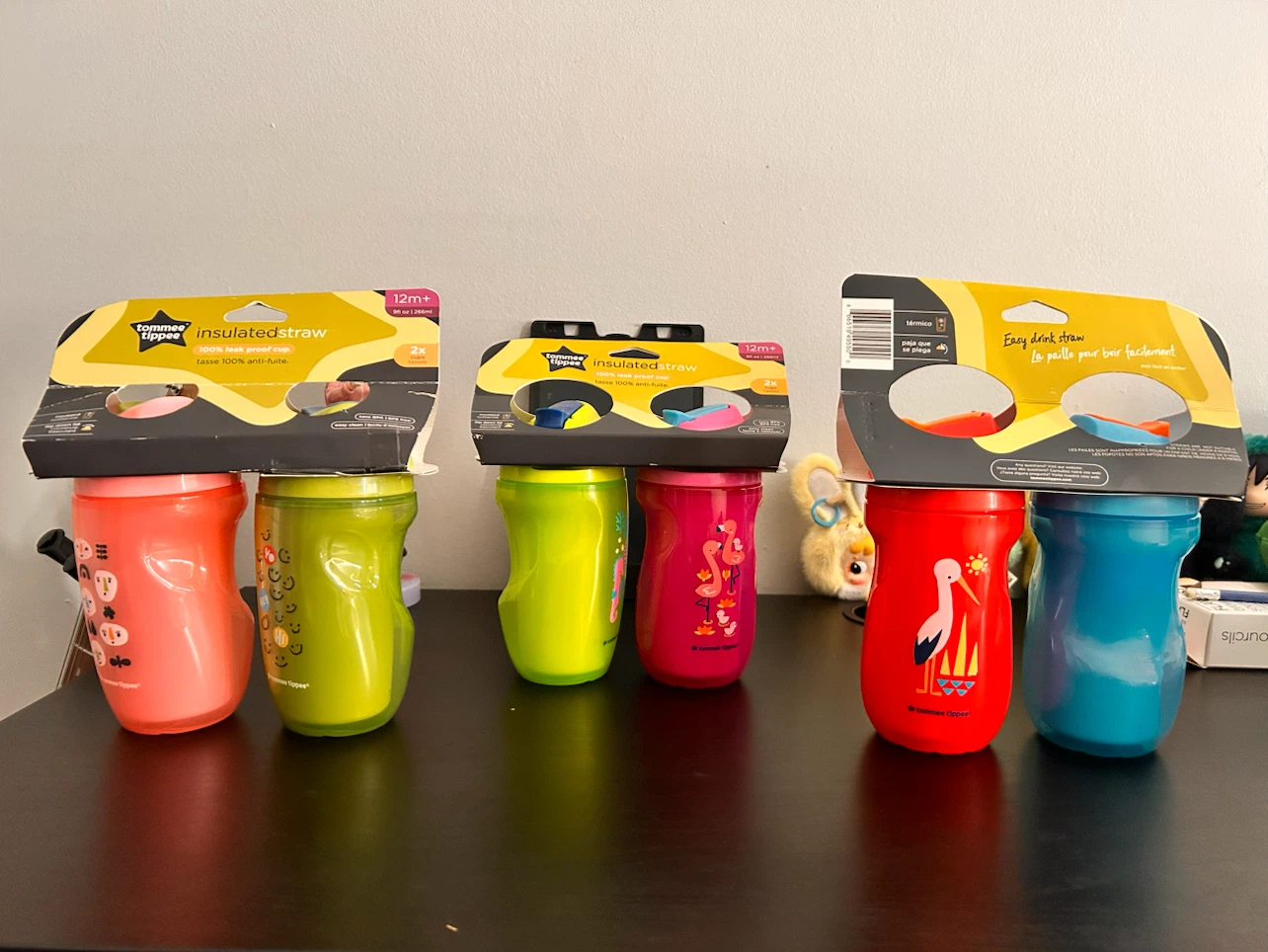 Tommee Tippee Insulated Straw Cups - 12m+
