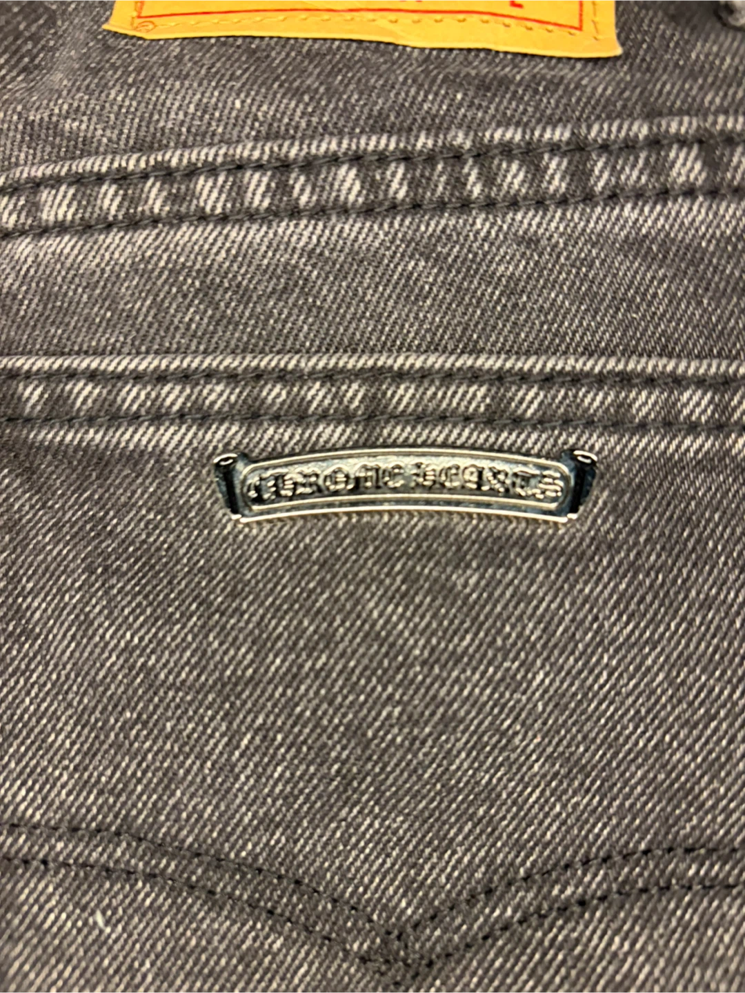 Chrome Hearts Cross Patch Denim Shorts - photo 4