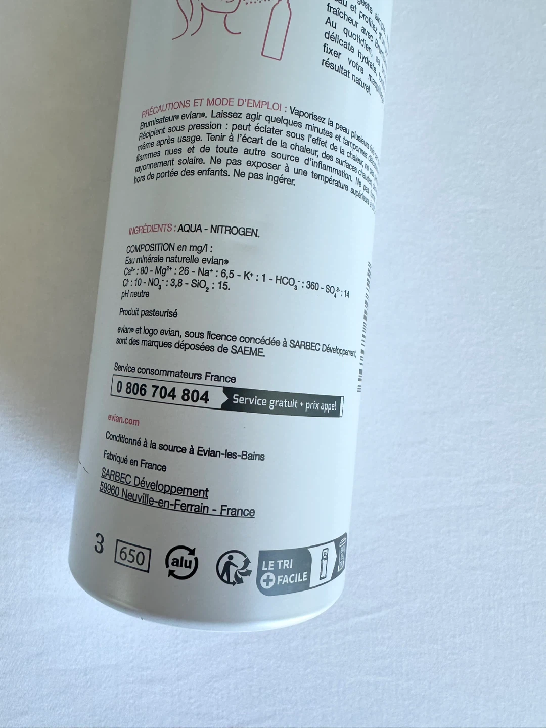 🆕 Evian mineral water facial spray - 400 ml - photo 4