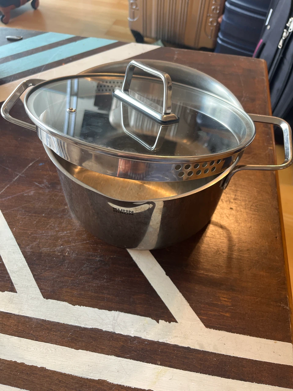 Kuhn Rikon Stainless Steel Pot with Lid - photo 4