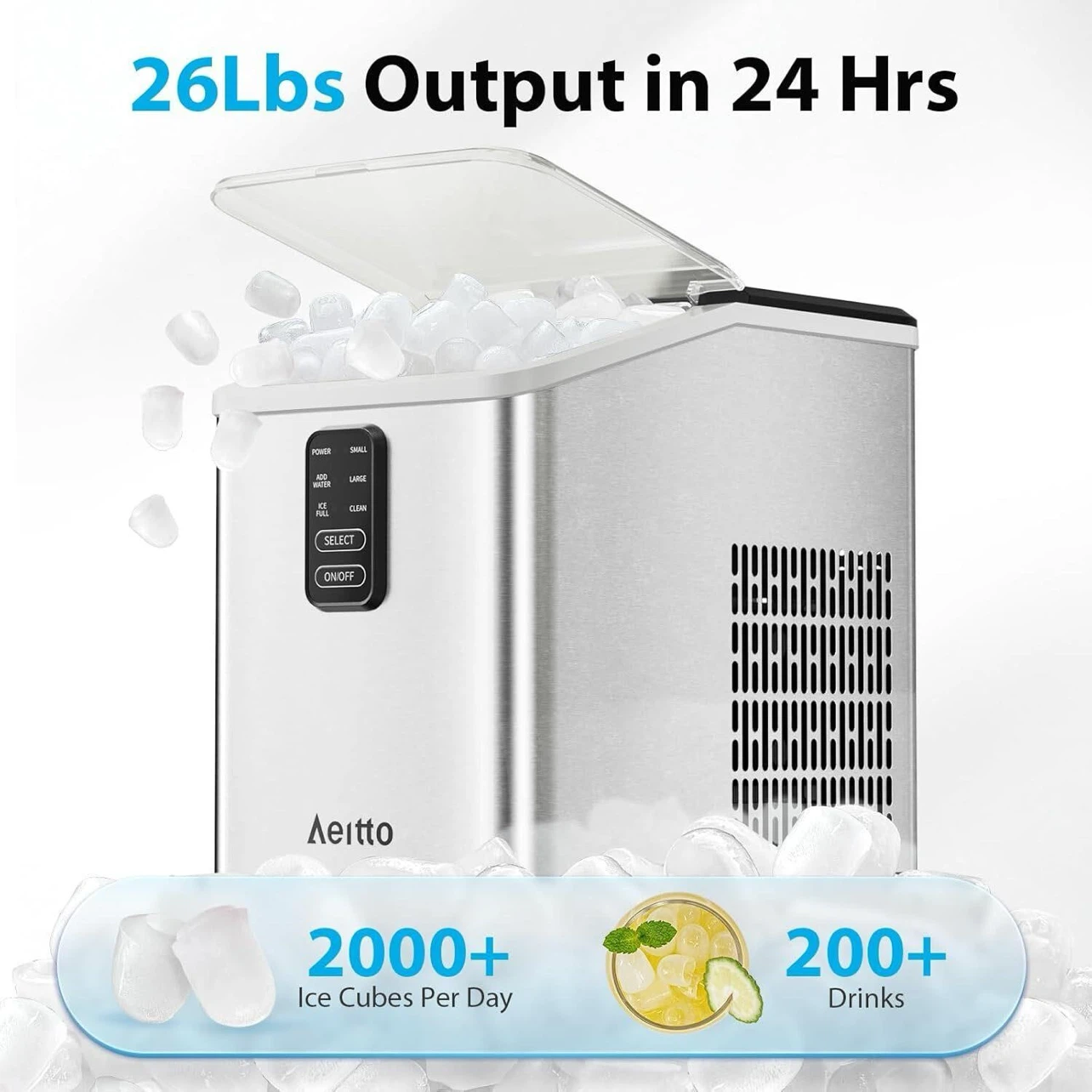 Aeitto Countertop Ice Maker Machine - photo 2