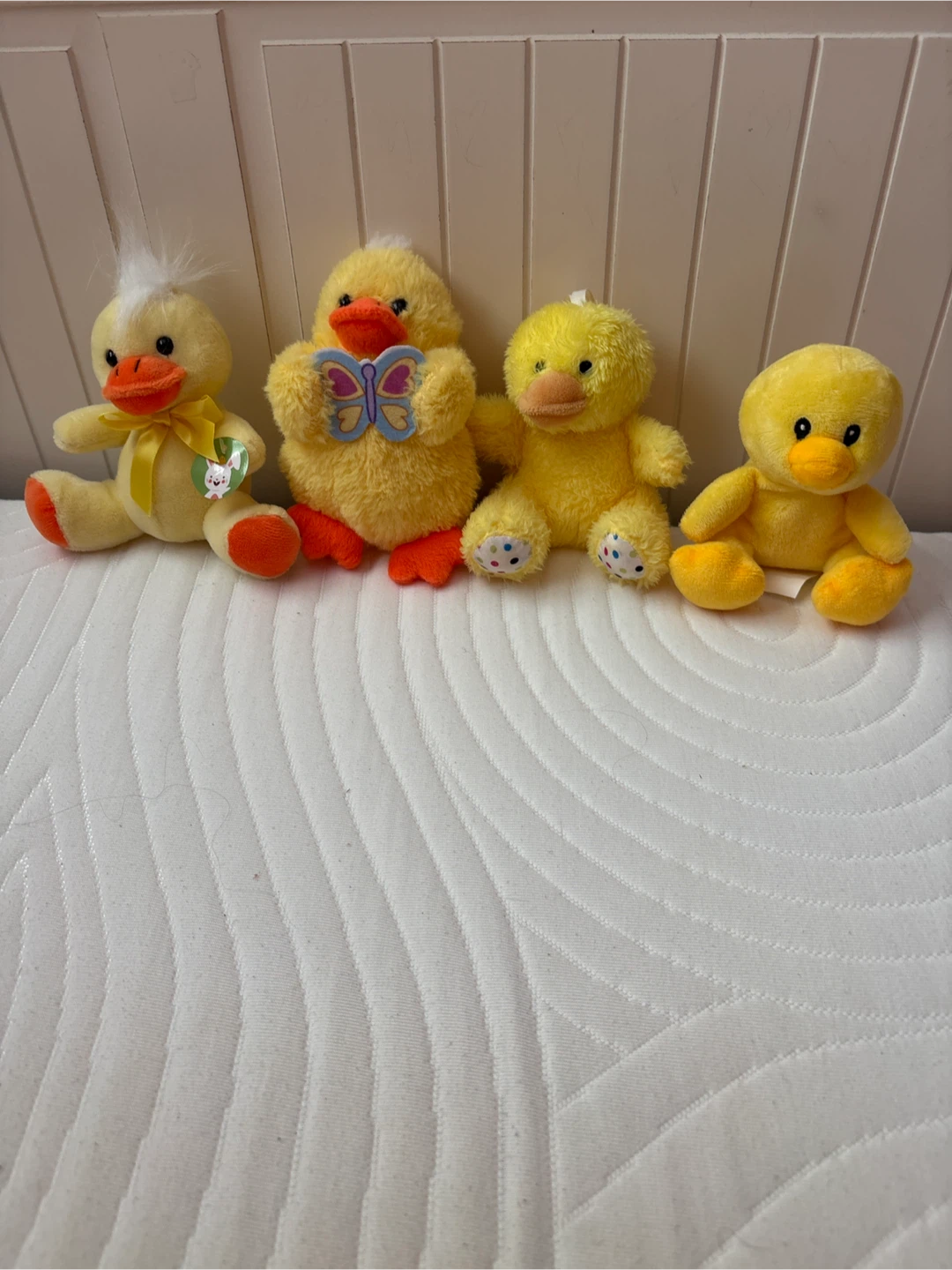 Set of 4 Yellow Duck Plushies