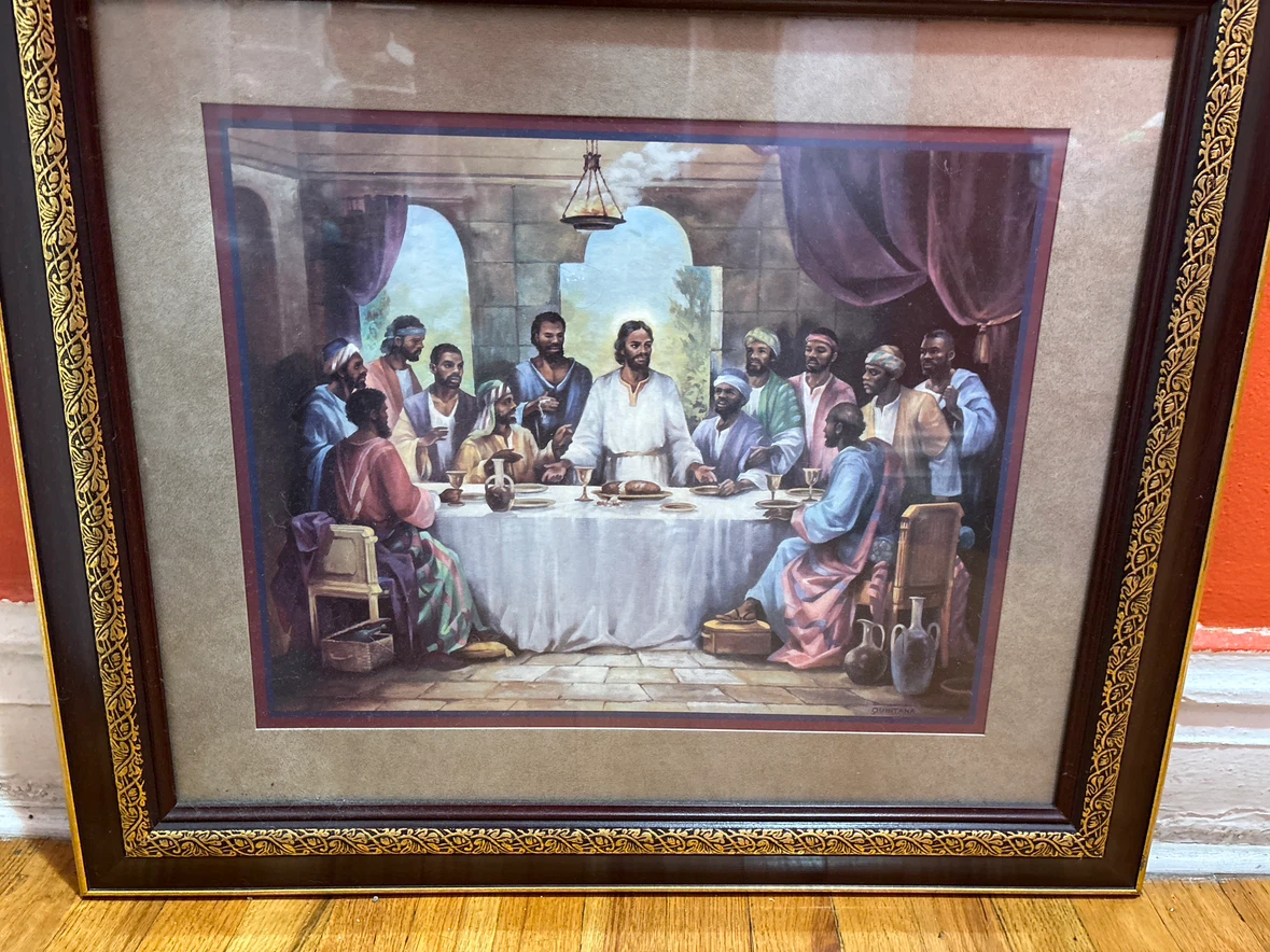 Framed "The Last Supper" Artwork