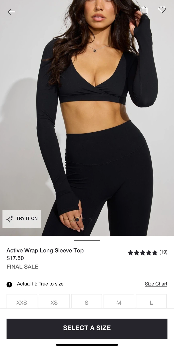 Garage Active Wrap Long Sleeve Top - photo 3