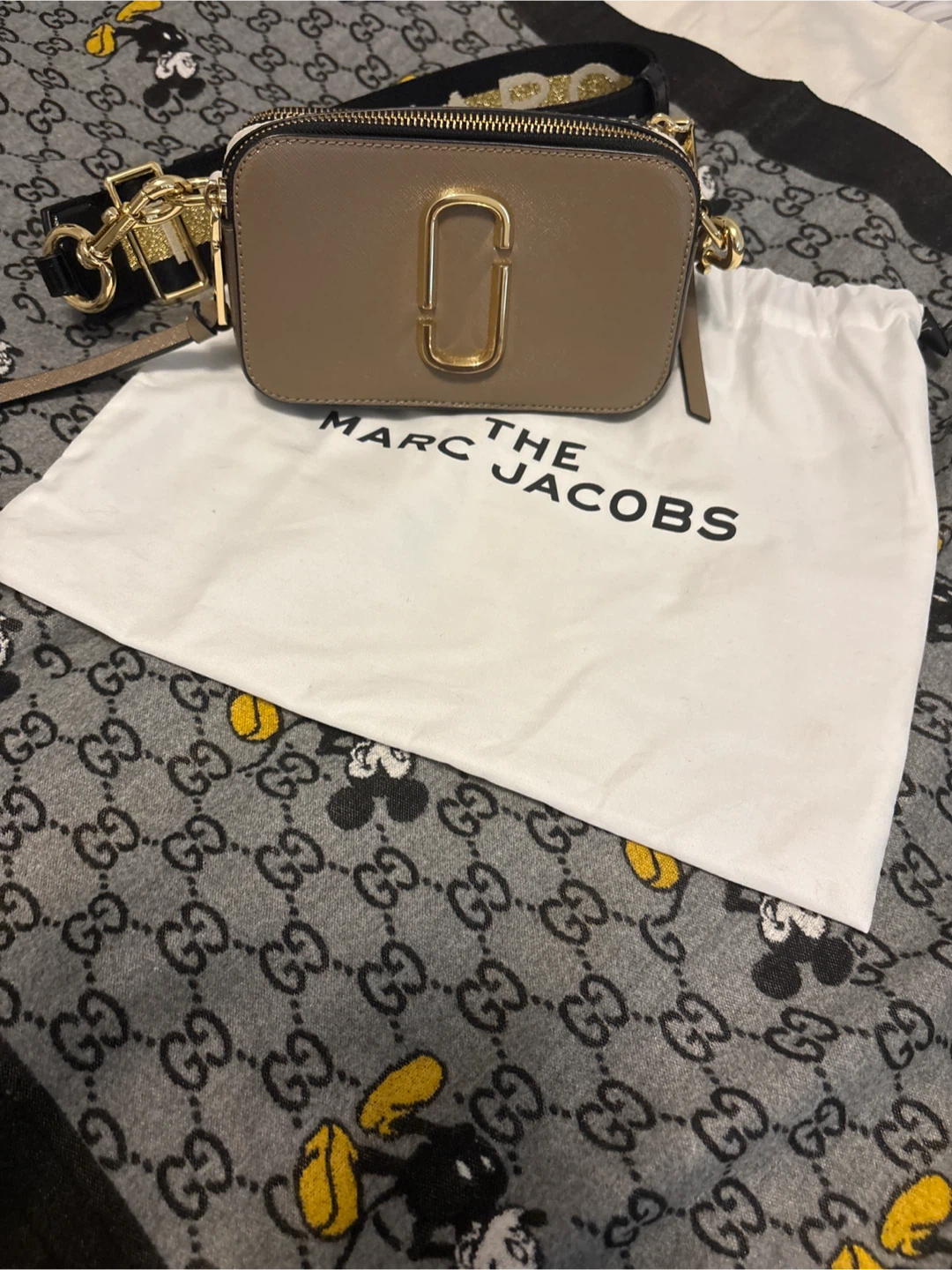 Marc Jacobs The Snapshot Crossbody Bag in Khaki Multi - photo 2