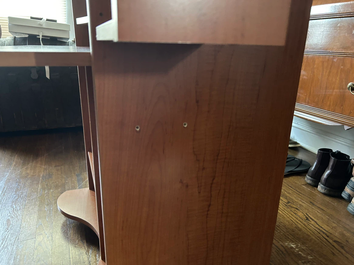 Multilevel Antique Desk on Wheels - photo 3