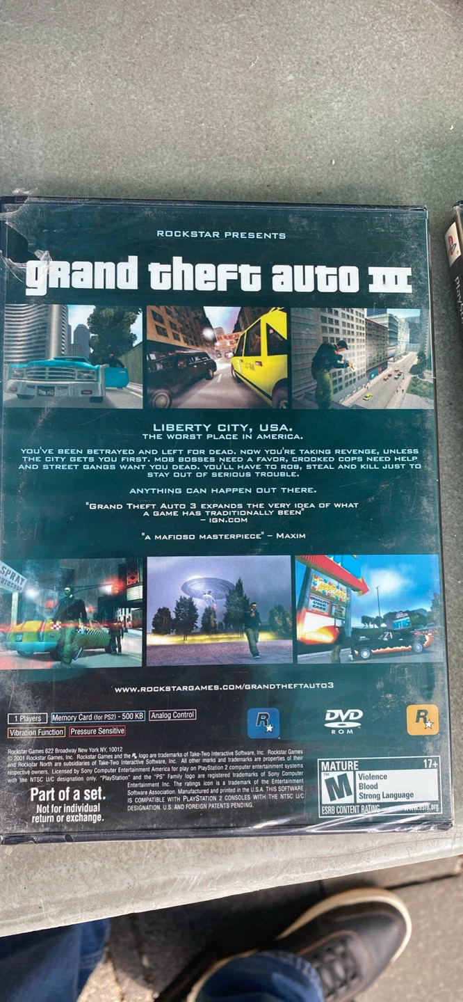 PlayStation 2 Grand Theft Auto III Game - photo 2
