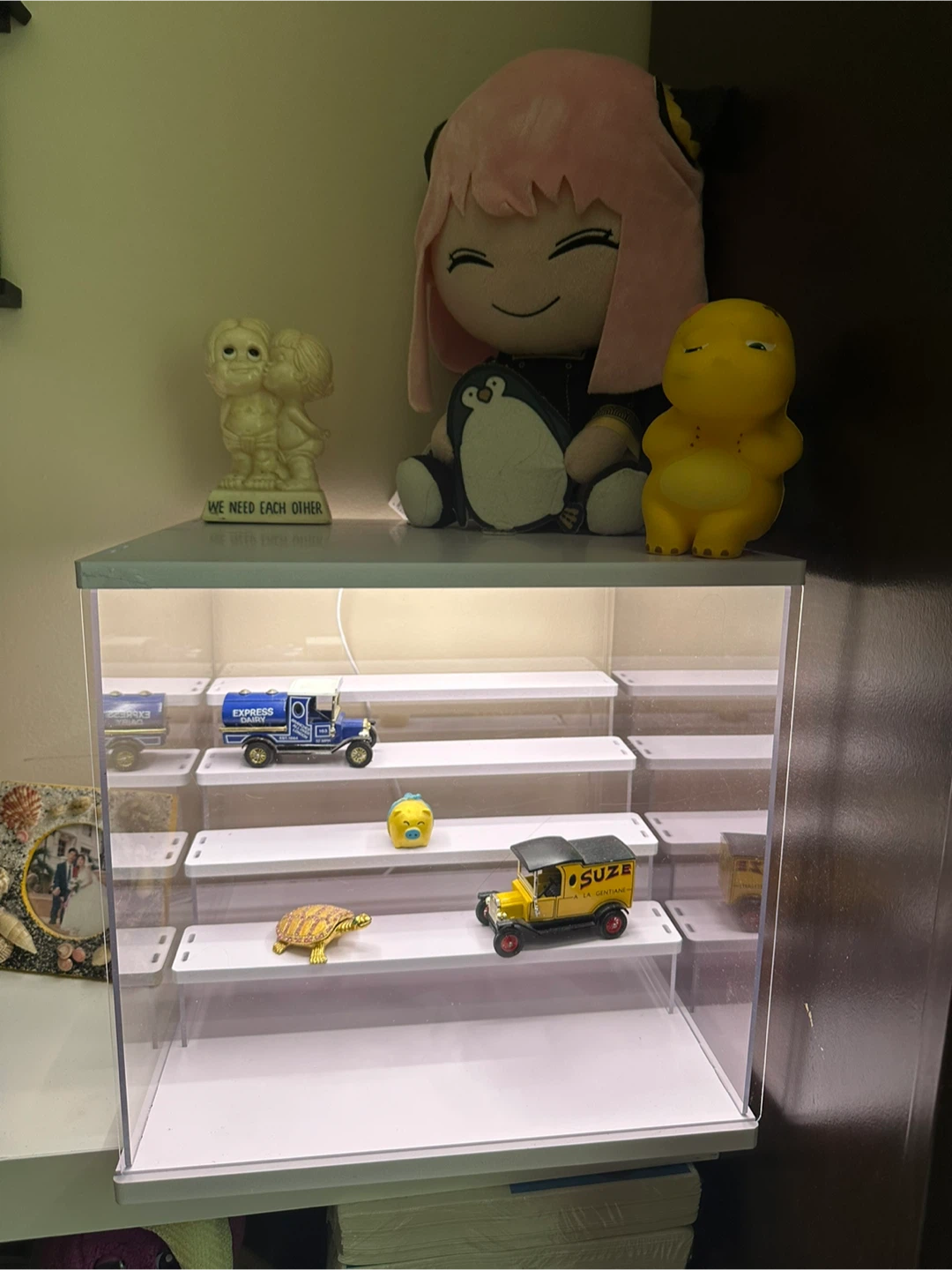 NONEMEY 5 Tier Acrylic Display Case for Collectibles - photo 4