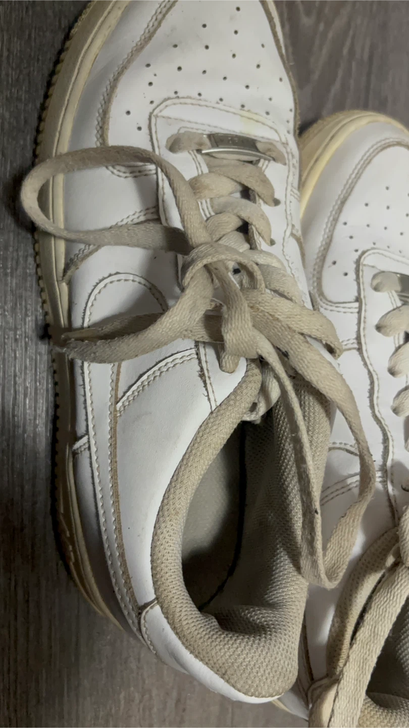 White Nike Air Force 1 sneakers - photo 2