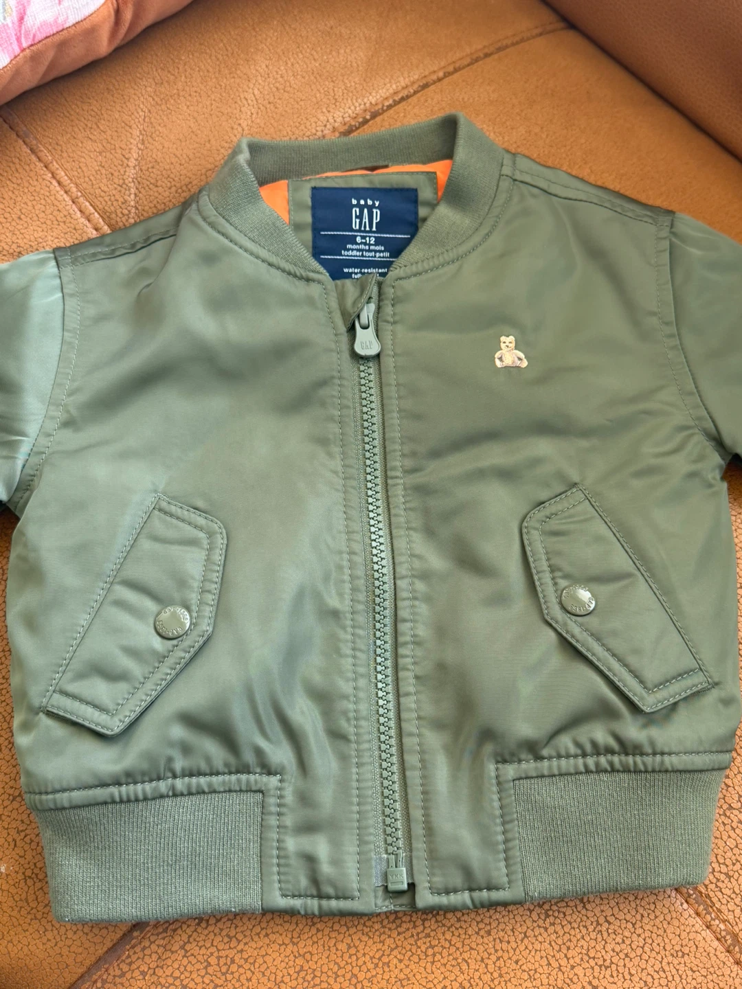 Baby Gap Water Resistant Bomber Jacket 6-12 Months