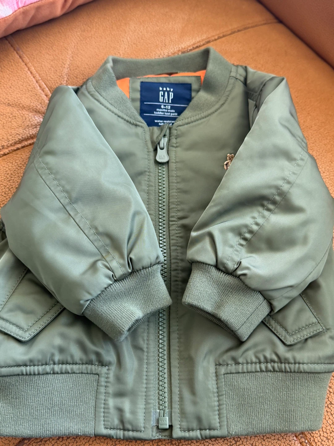 Baby Gap Water Resistant Bomber Jacket 6-12 Months - photo 2