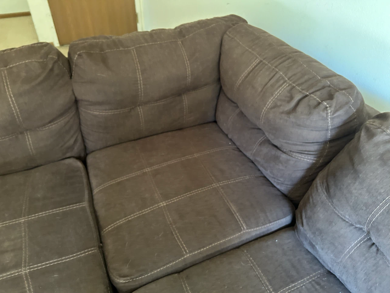 Chocolate brown, extra large sectional - photo 5