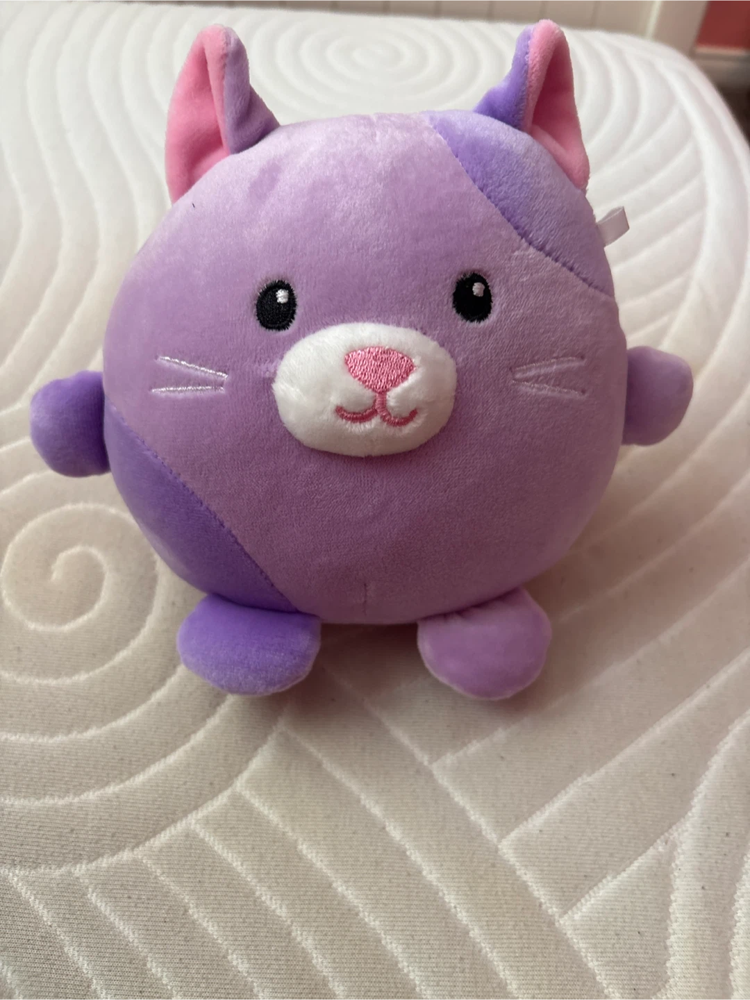 Purple Plush Cat Toy