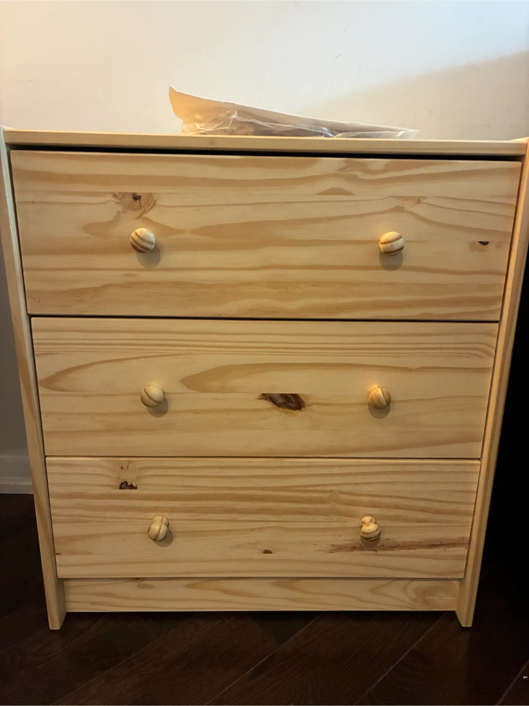 IKEA RAST 3-drawer chest in pine