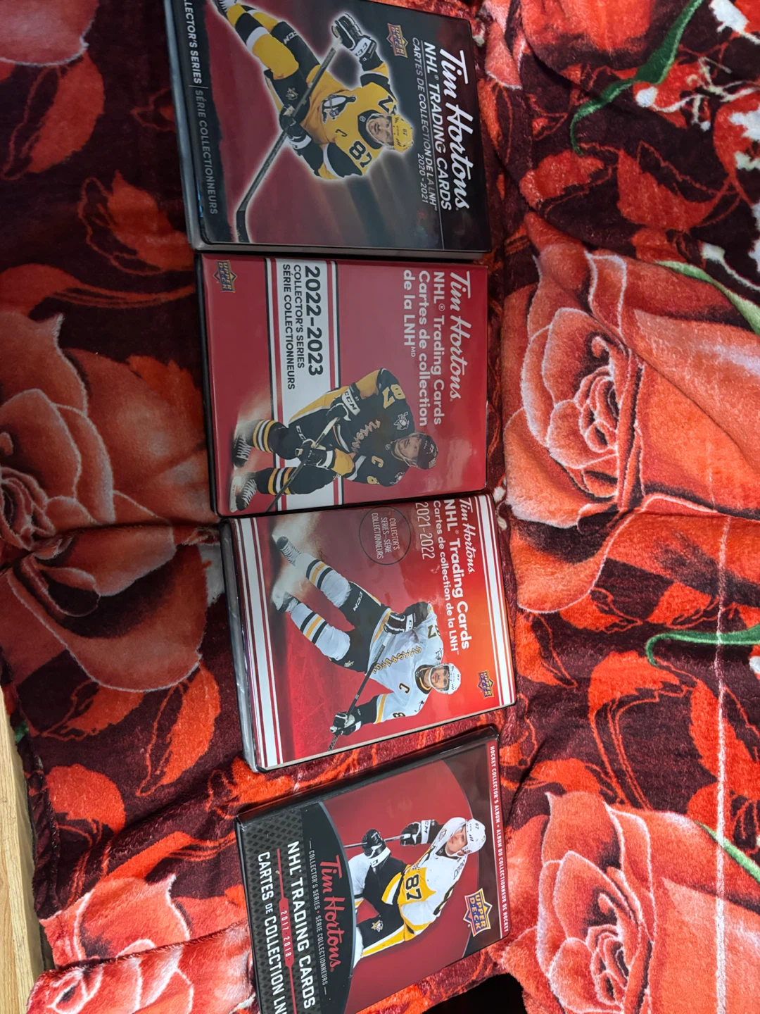 Pokémon and NHL Trading Card Binder Collection