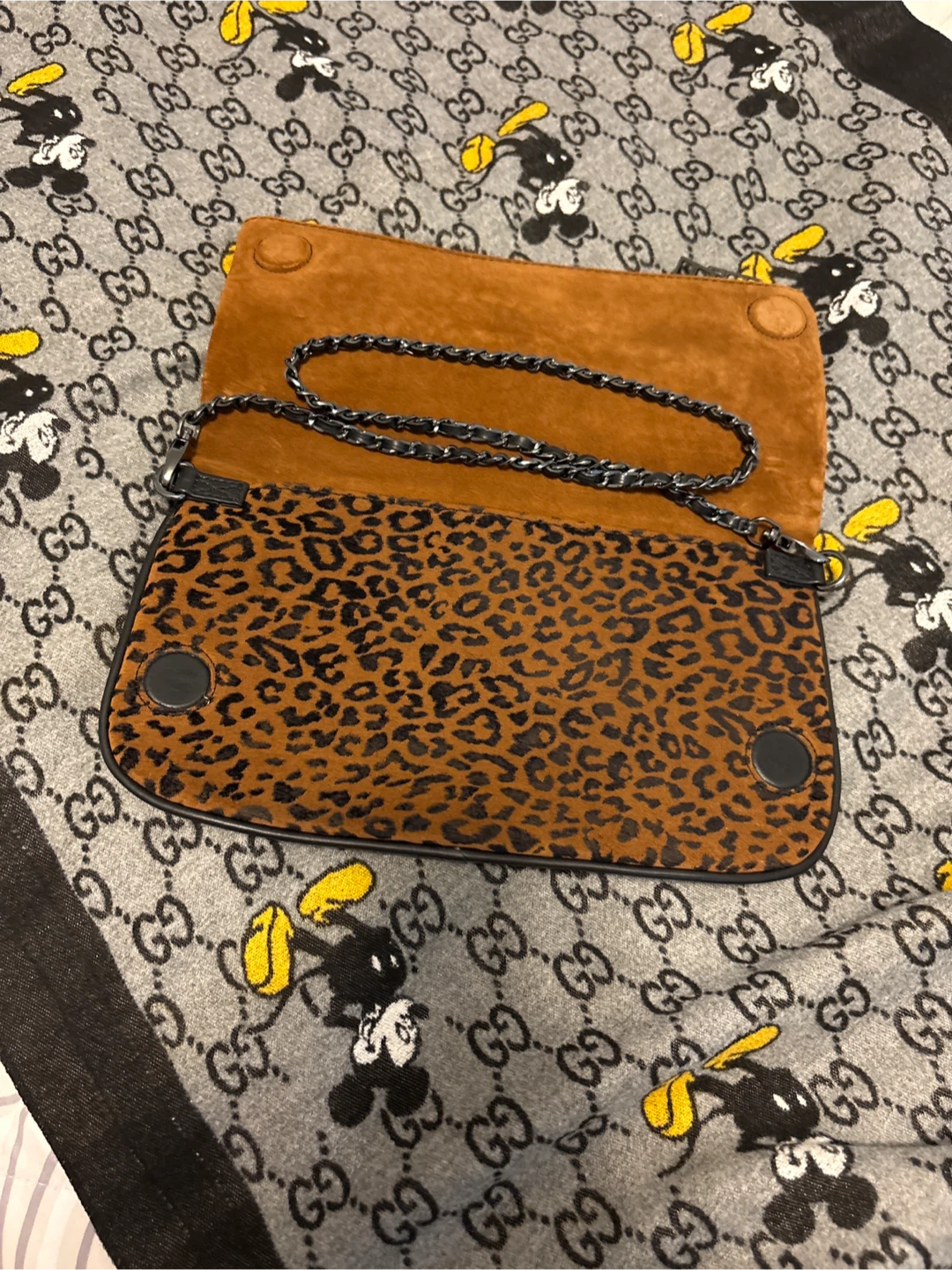 Zadig & Voltaire Leopard Print Rock Clutch - photo 3