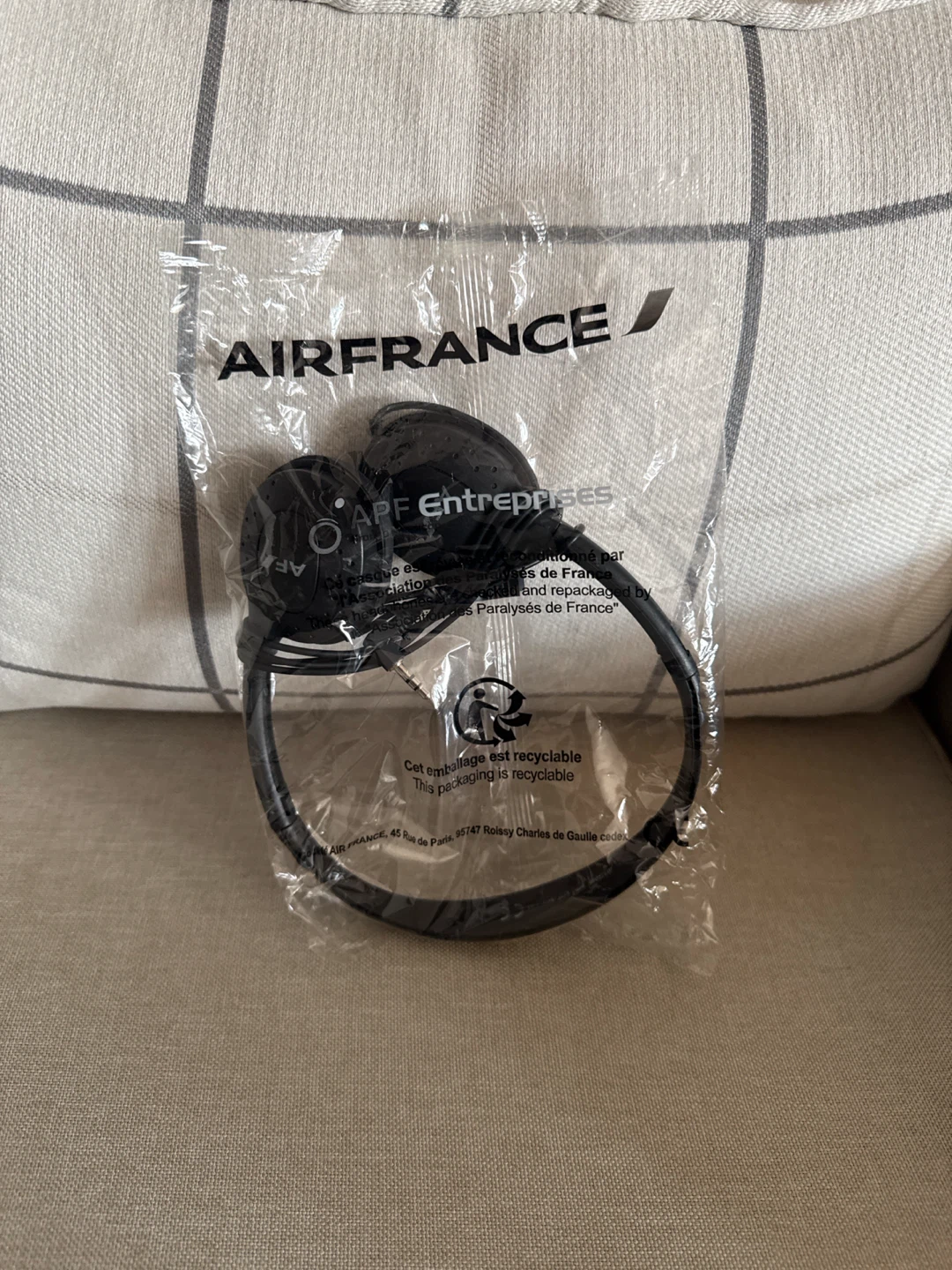 Air France Wired Headphones Black