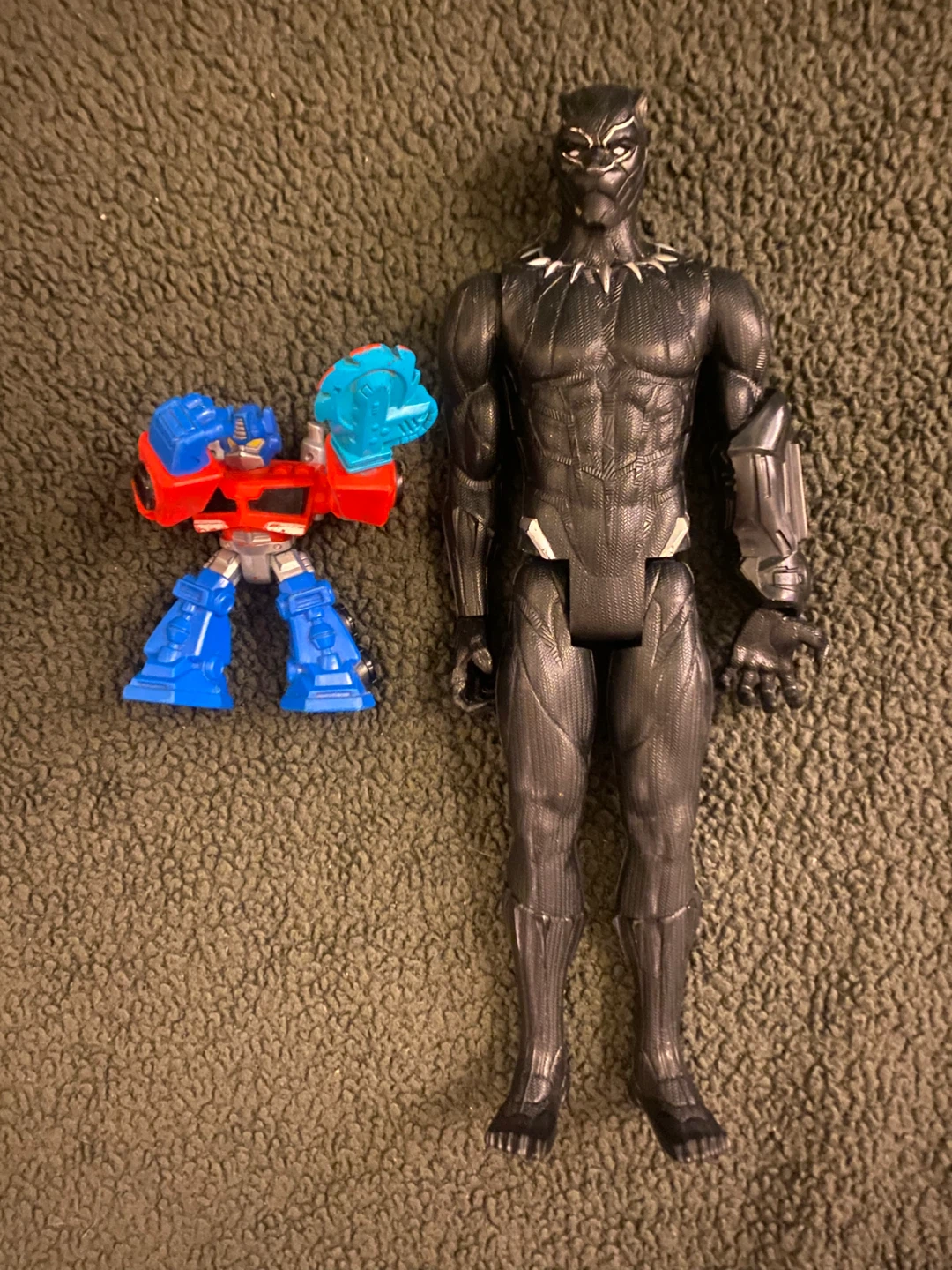 Black panther & Optimus prime