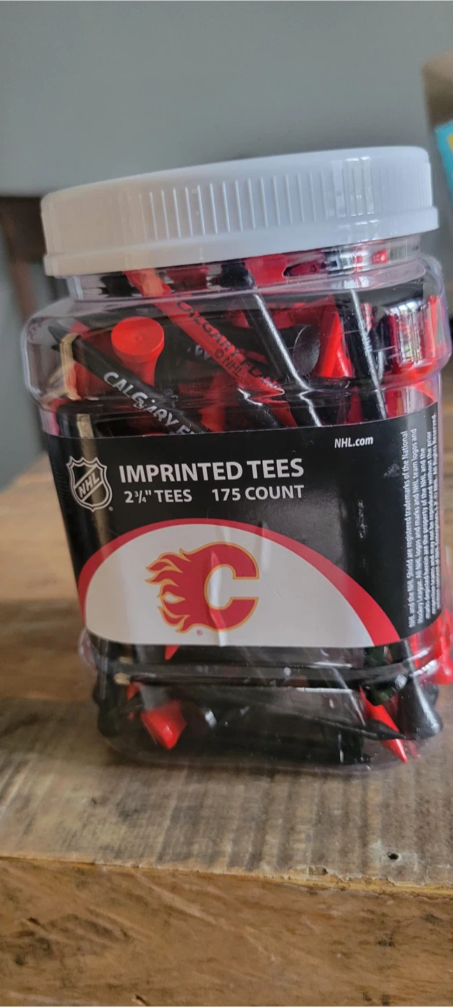 NHL Calgary Flames Imprinted Golf Tees 175 Count