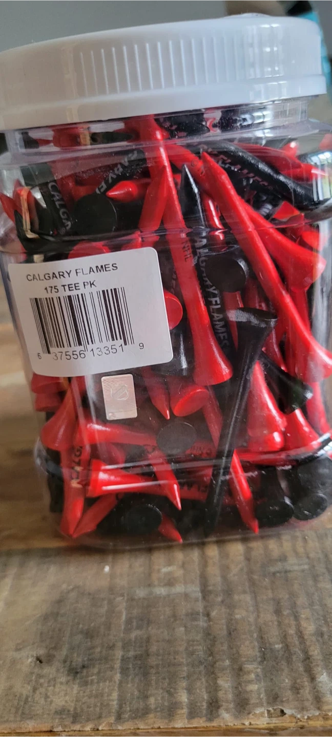 NHL Calgary Flames Imprinted Golf Tees 175 Count - photo 3